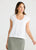 Pisa Top in White Linen