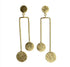 Euro Gold Stud Earrings B263A