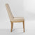 PREORDER Oakwood Hamptons Dining Chair Natural/Blue Stripe w/ Studs