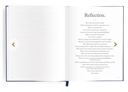 This Is My Story Memoir Journal Navy