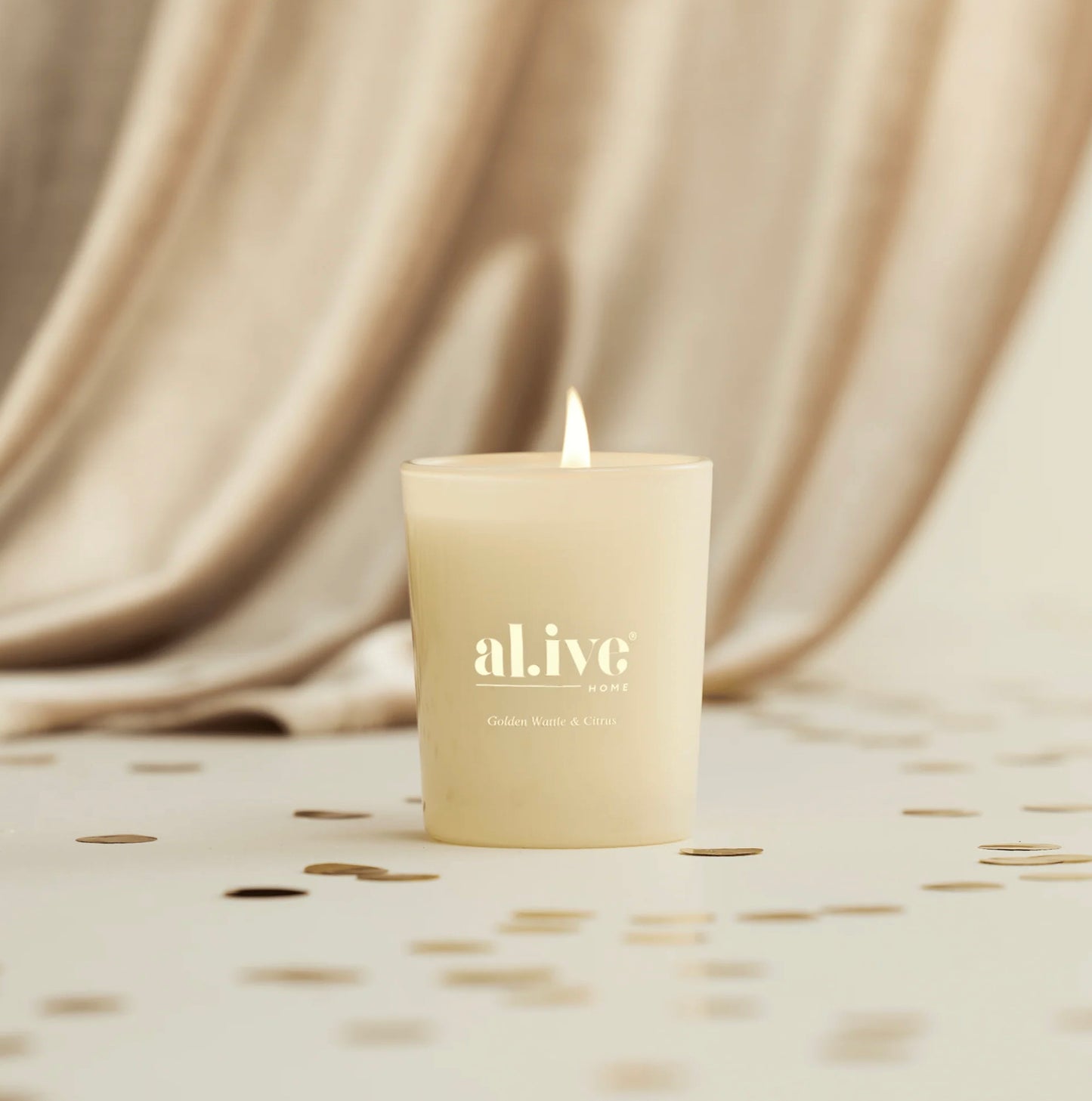 al.ive Golden Wattle & Citrus | Candle Bauble