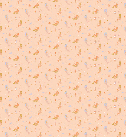 Mermaids Organic Fitted Cot Sheet