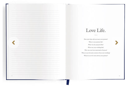 This Is My Story Memoir Journal Navy