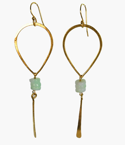 MW Gold Gem Earrings A191 (Various)