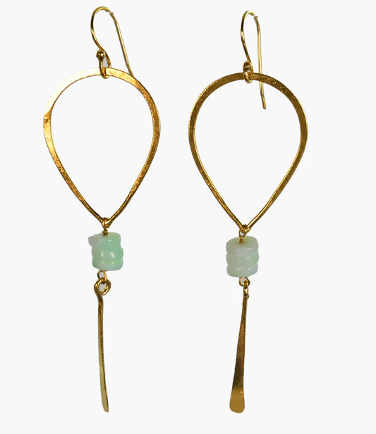 MW Gold Gem Earrings A191 (Various)