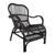 SEVILLE RATTAN ARMCHAIR - Black