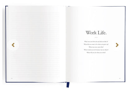 This Is My Story Memoir Journal Navy