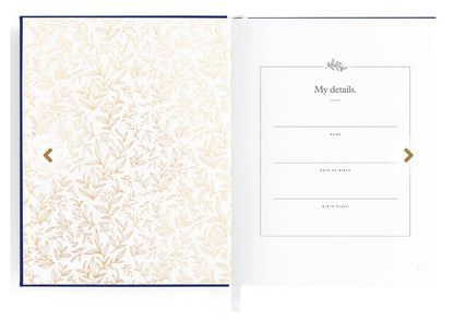 This Is My Story Memoir Journal Navy