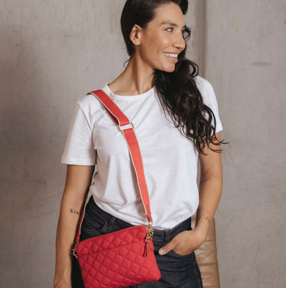 Tribeca Quilted Kiara Crossbody/Clutch (Various)