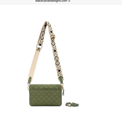 Tribeca Quilted Kiara Crossbody/Clutch (Various)