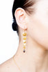 MW Euro Gold Drop Gemstone Earrings A91 (Various)