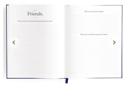 This Is My Story Memoir Journal Navy