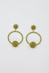 Holiday Lolita Earrings in Olive