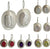 MW Luxe Hook  Gemstone Earrings