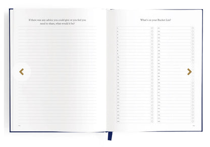 This Is My Story Memoir Journal Navy