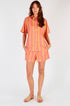 Pamplone Shorts Peach Stripe