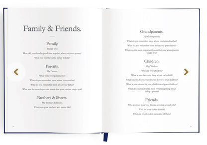 This Is My Story Memoir Journal Navy
