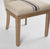 PREORDER Oakwood Hamptons Dining Chair Natural/Blue Stripe w/ Studs