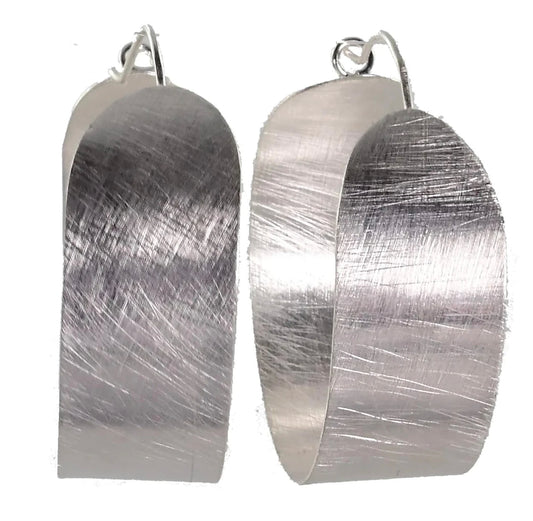 MW Small Silver Wash Earrings C33A