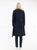 Cord Solids Trench Coat in Navy