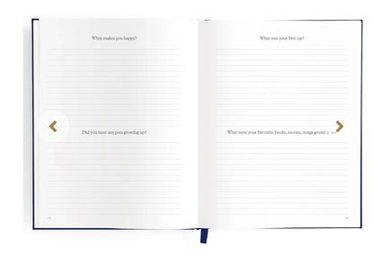 This Is My Story Memoir Journal Navy