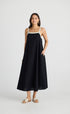 Erica Dress Black w Natural