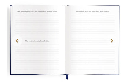 This Is My Story Memoir Journal Navy