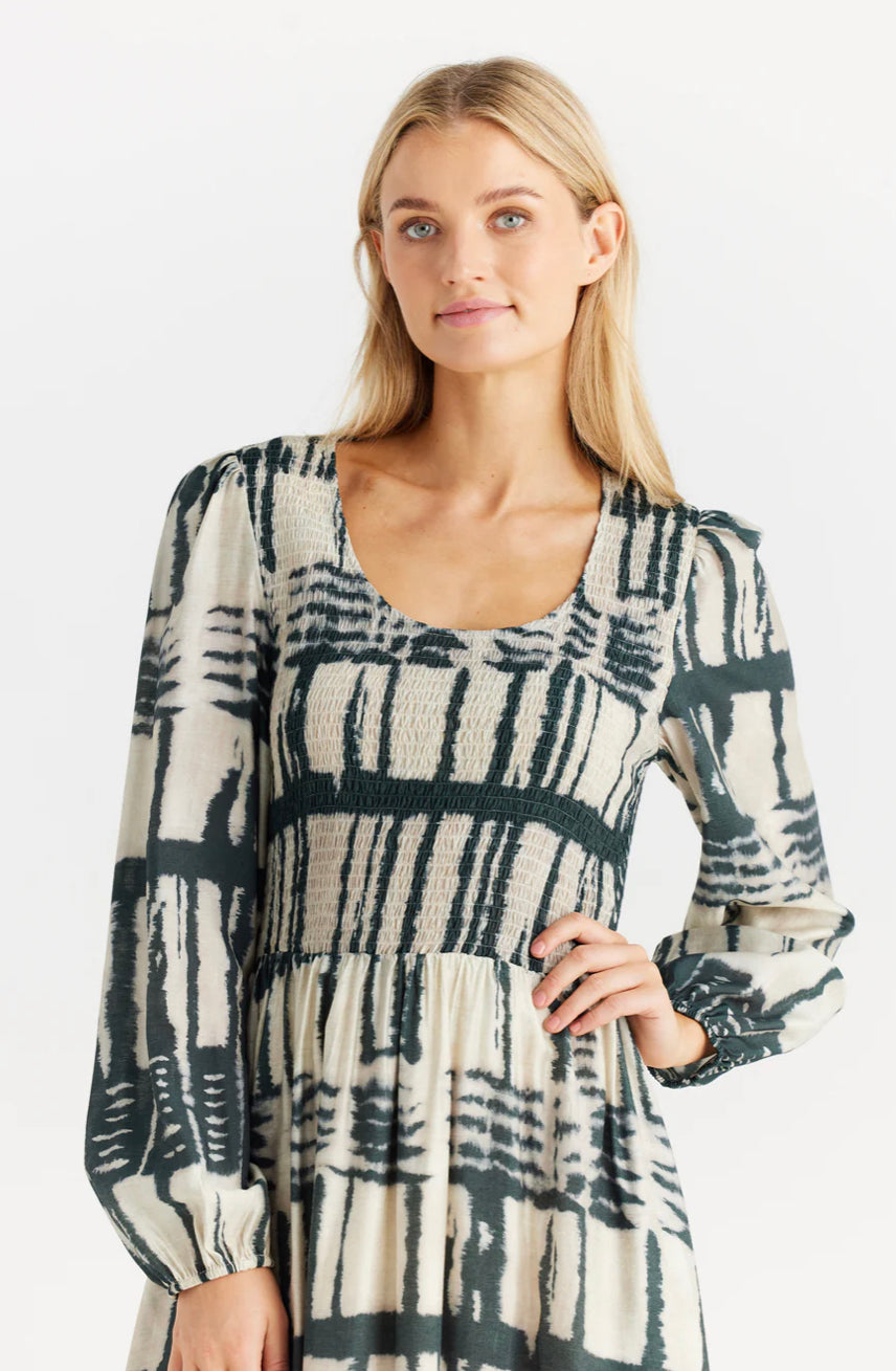 Francisco Dress in Ebony