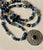 Lotus Blossom Creations - Lapis Lazuli Sterling Silver Teardrop Pendant Beaded Gemstone Necklace