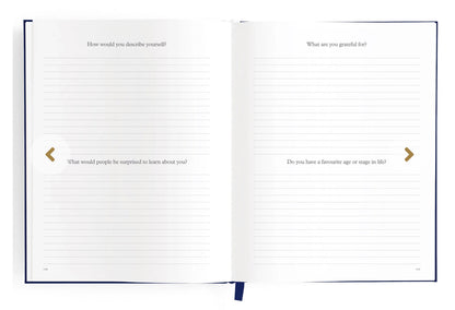 This Is My Story Memoir Journal Navy