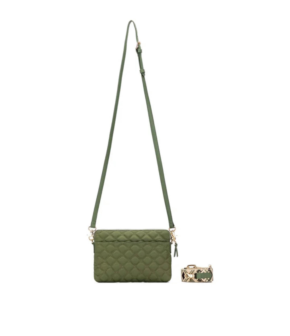 Tribeca Quilted Kiara Crossbody/Clutch (Various)