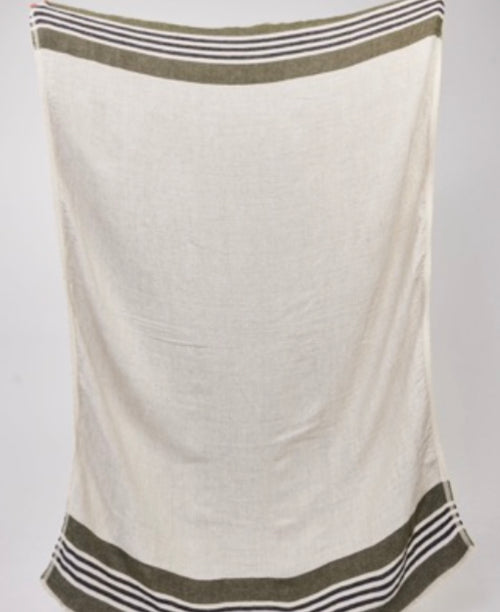 Casa Sol Throw in Olive Green