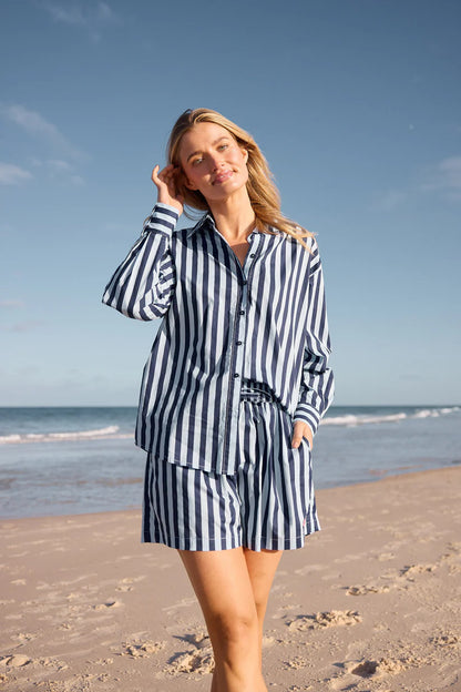 Adrift Shorts in Blue Stripe