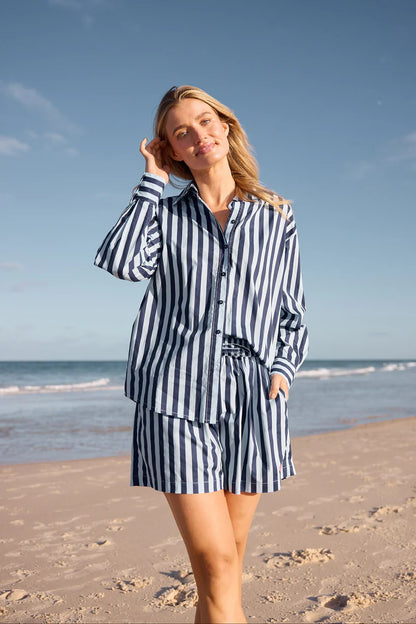 Adrift Shorts in Blue Stripe