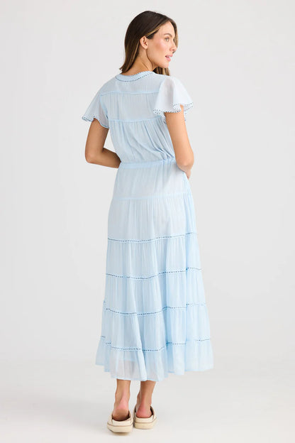 Delilah Dress in Ice Blue