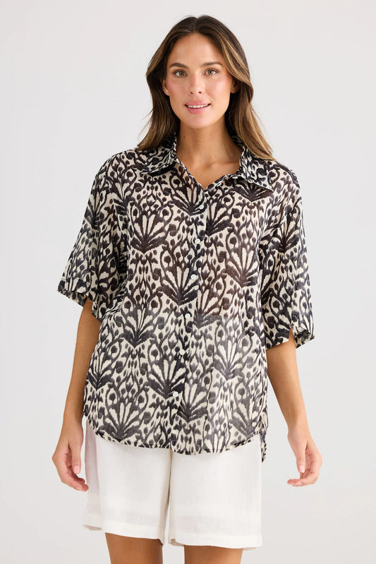 Playa Shirt in Spring Fan