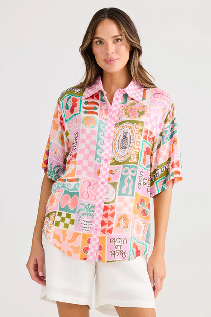 Playa Shirt in Sardinia Summer