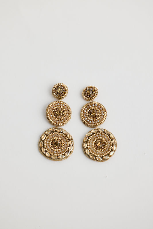 Saturday Night Earrings in Champagne