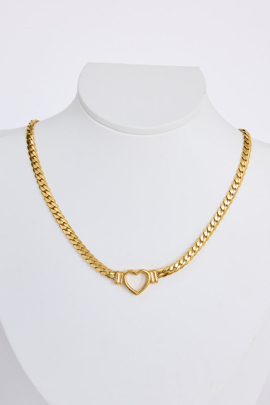 Hearts Necklace in Gold