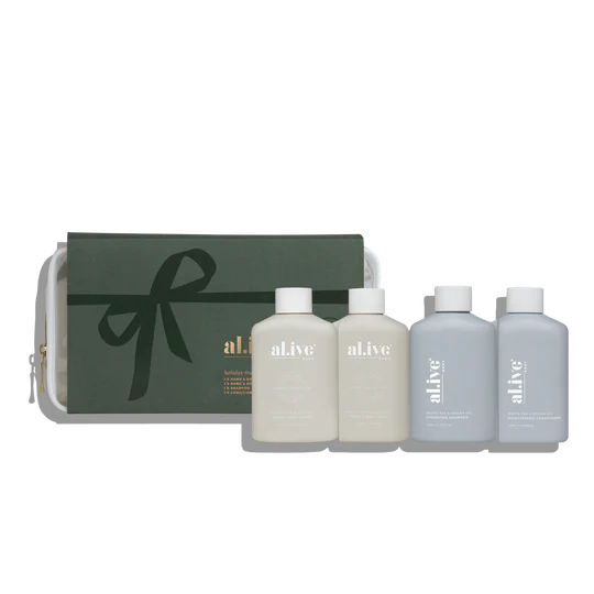 al.ive holiday hair & body travel pack