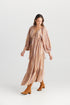 Wing And A Prayer Maxi Dress in Santal Stripe