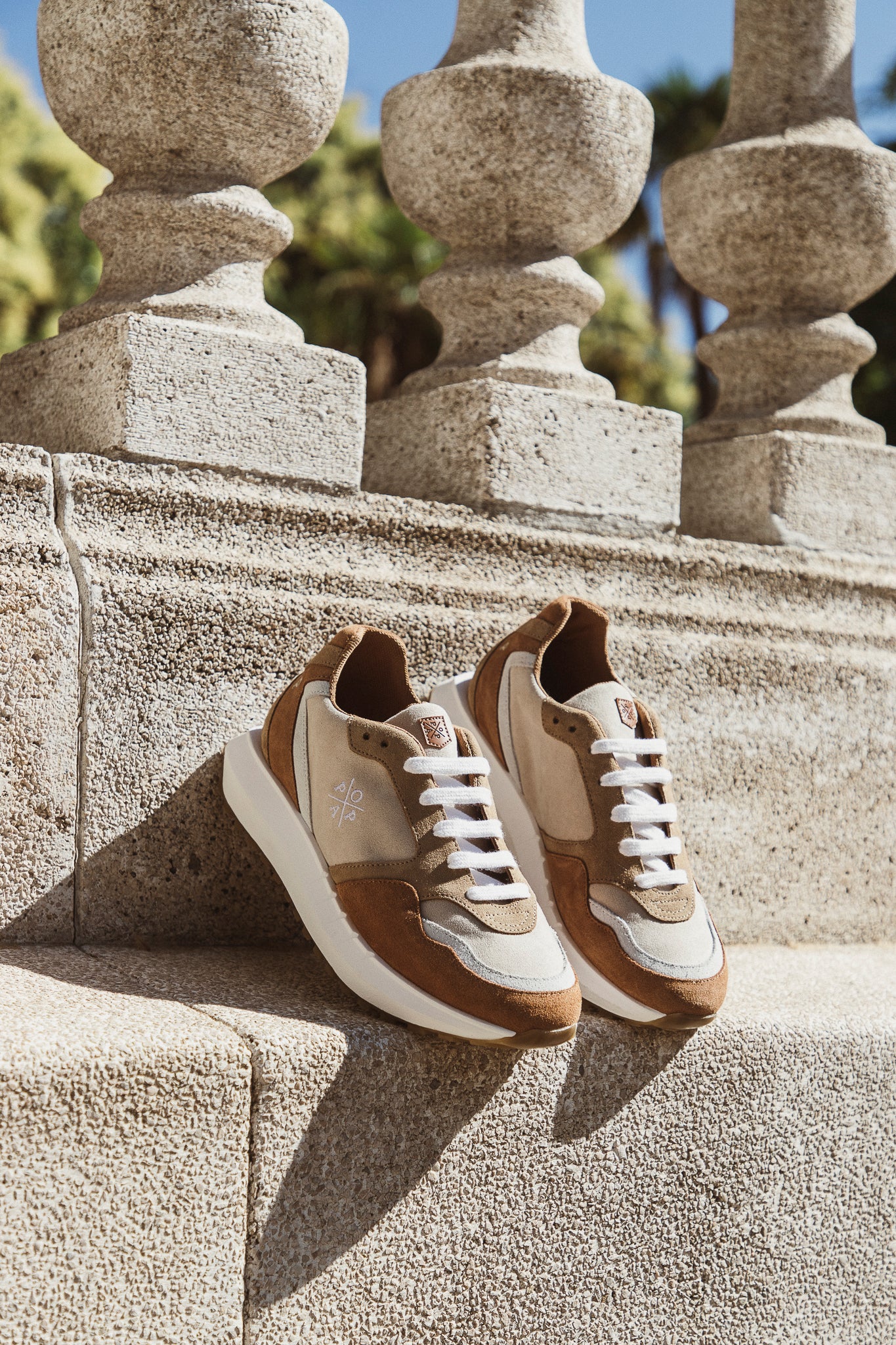 Maguey Suede Tan Sneaker