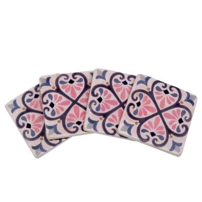 Evelyn Coasters set of 4