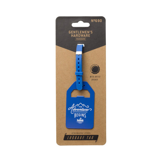 Blue Luggage Tag