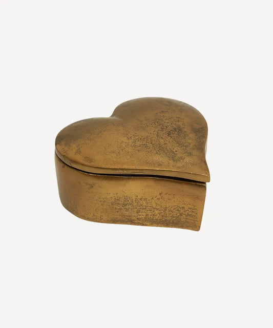 Gold Heart Box