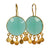 MW Euro Gold Gemstone Earrings A198 (Assorted)
