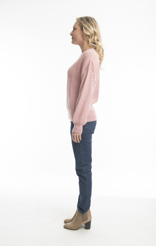 Alpaca Knits Jumper in Pale Pink