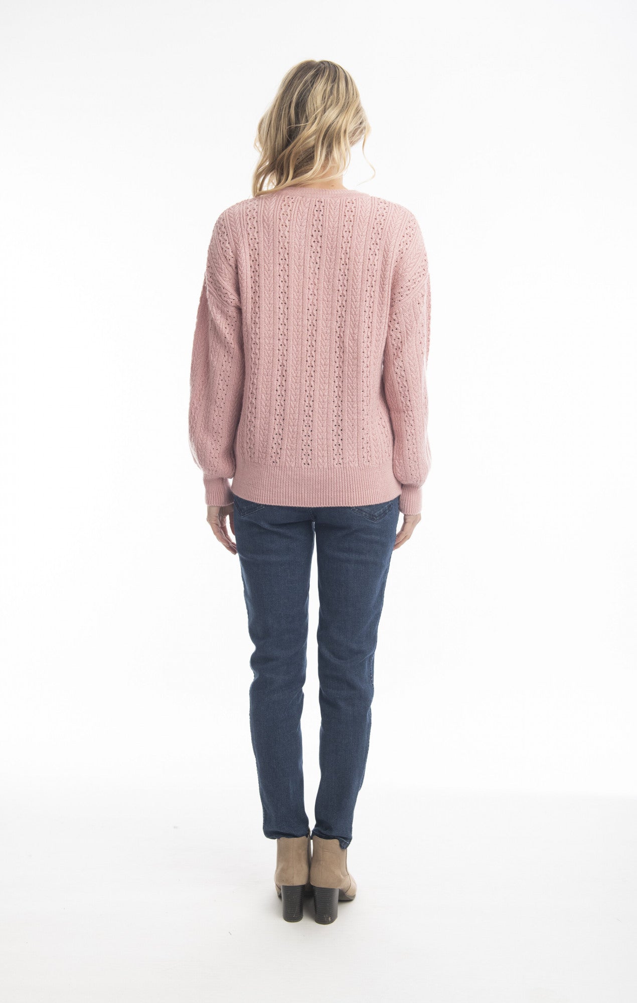 Alpaca Knits Jumper in Pale Pink