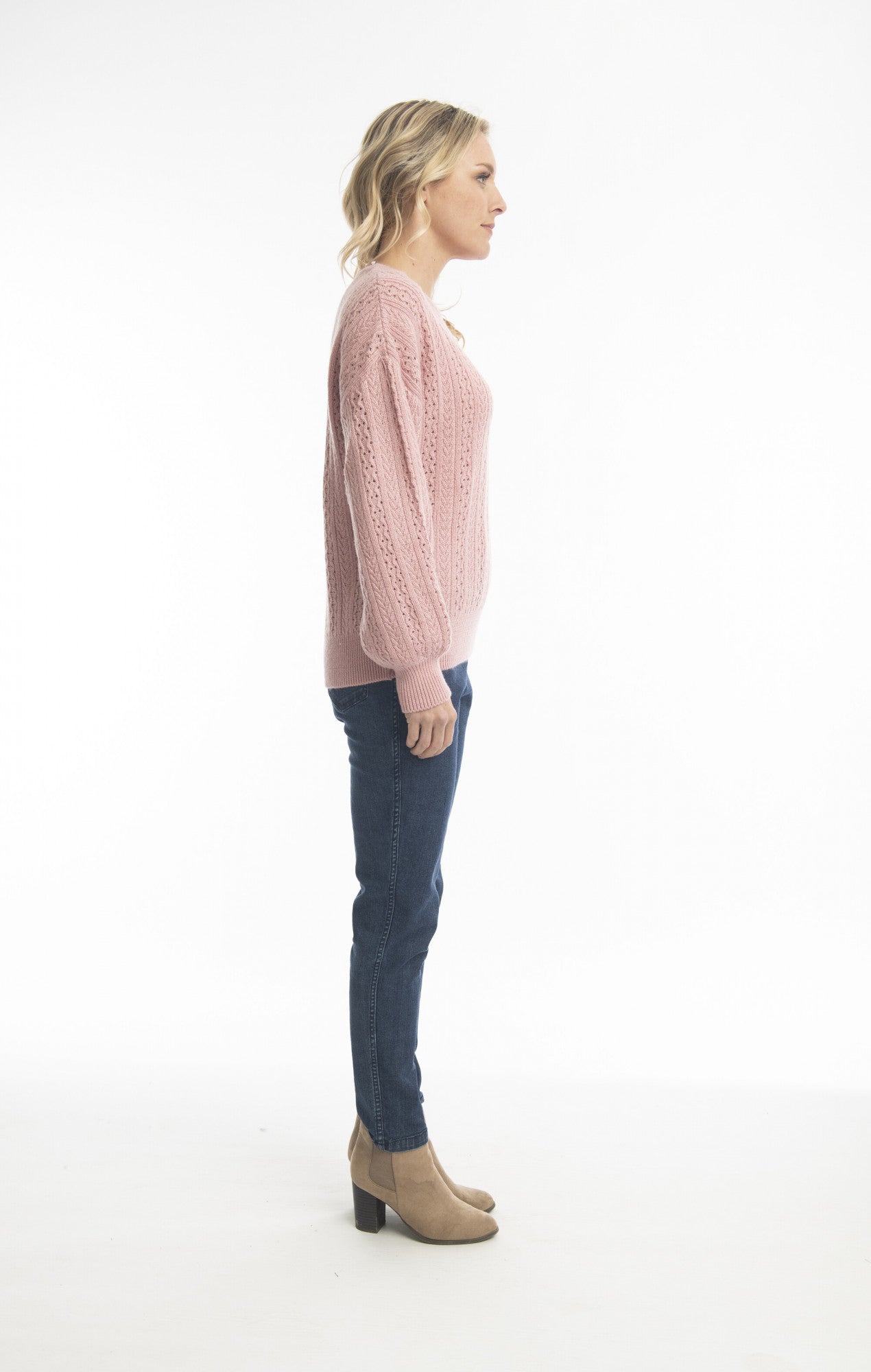 Alpaca Knits Jumper in Pale Pink