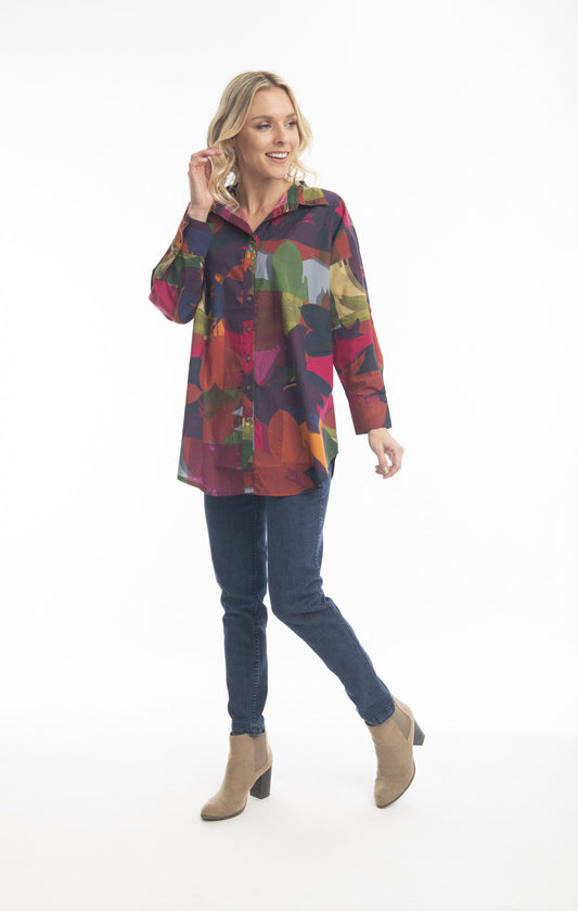 Mysore Long Shirt Print